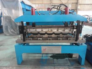 Quality 0.6mm Glazed Steel Sheet Roof Tile Forming Machine Hydraulic Decoiler 5 Tons wholesale