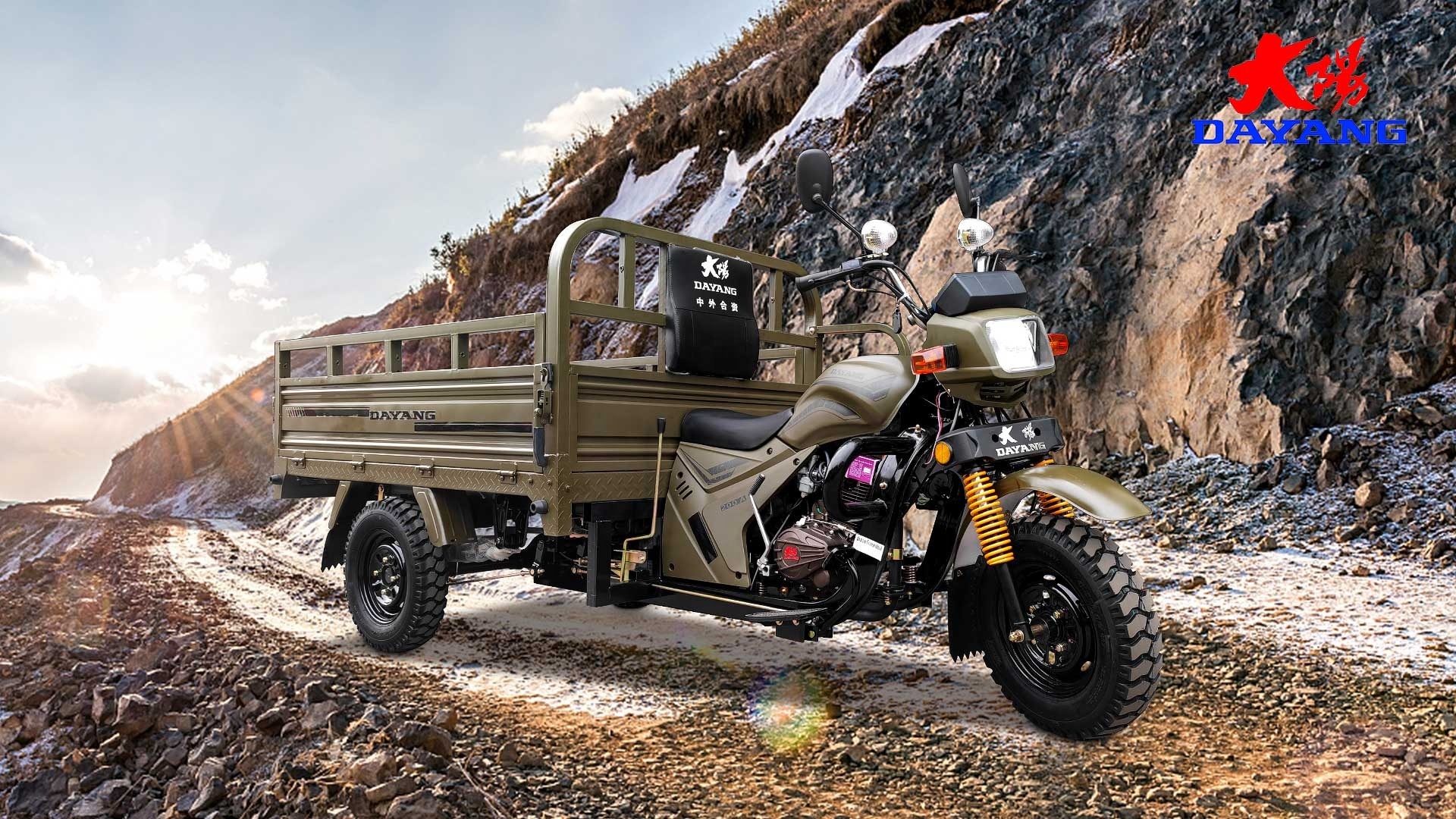 150CC Motorized 3 Wheel Motorcycle with Carriage Cover and Maximum Speed ≥70Km/h