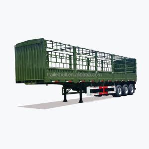 Quality Special Design Side Rail and 2 Layer Fences Semi-Trailer for Light-Puffy Cargo Transport wholesale