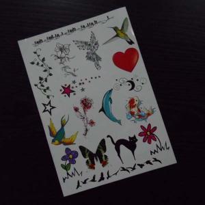 Quality Butterfly temporary tattoo, Flower temporary tattoo, fake tattoo wholesale