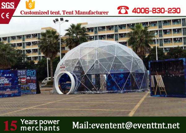 Clear Roof Beach Shelter Tent With Dual Blocked Out Sunshine PVC Coated