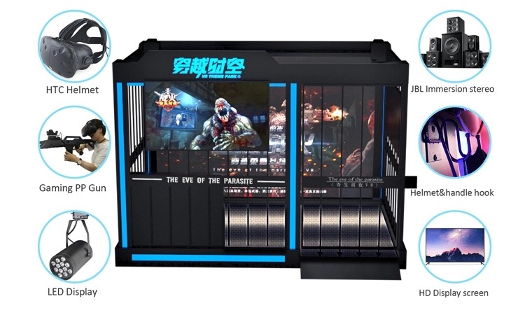 Multiplayer CS Virtual Reality Shooting Simulator / 9D VR Game Machine