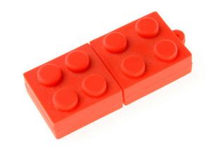 Quality Building Block Shaped Plastic Usb Stick Drive Customized Logo Acceptable wholesale
