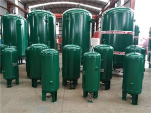 Quality 400 Gallon Vertical Industrial Compressed Air Receiver Tanks High Temperature Resistant wholesale