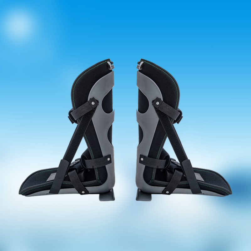 Custom Adjustable Hinged Ankle Foot Orthosis Support Postoperative Rehabilitation