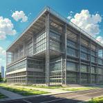 Good Toughness Steel Structure Office Building Metallic Materials