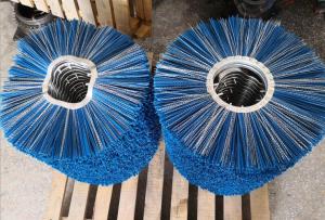 China Hydraulic Broom Skid Steer Loader Power Sweeper Brush on sale