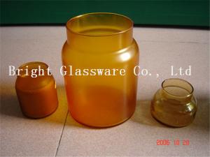 Quality Beautiful solid color Glass Candle Jars for wholesale wholesale
