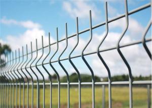 China 2030mm Tall Q235 3d Welded Wire Fence Green Powder Coated on sale