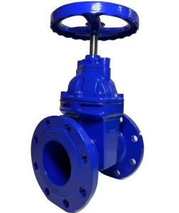 Quality DIN F4 Elastomeric Seal Flange 4&quot; Soft Seal Gate Valve For Industrial Drainage wholesale