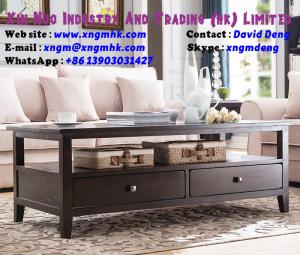 Quality Oak four drawer coffee table American coffee table living room furniture wholesale