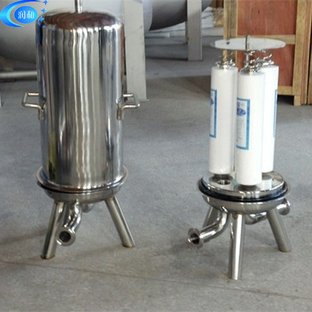 Stainless Steel Multi Cartridge Filter Housing for Food Beverage Production Equipment