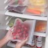 Buy cheap Reusable Leakproof Silicone Food Storage Bag with Zipper Top and Self Sealing from wholesalers