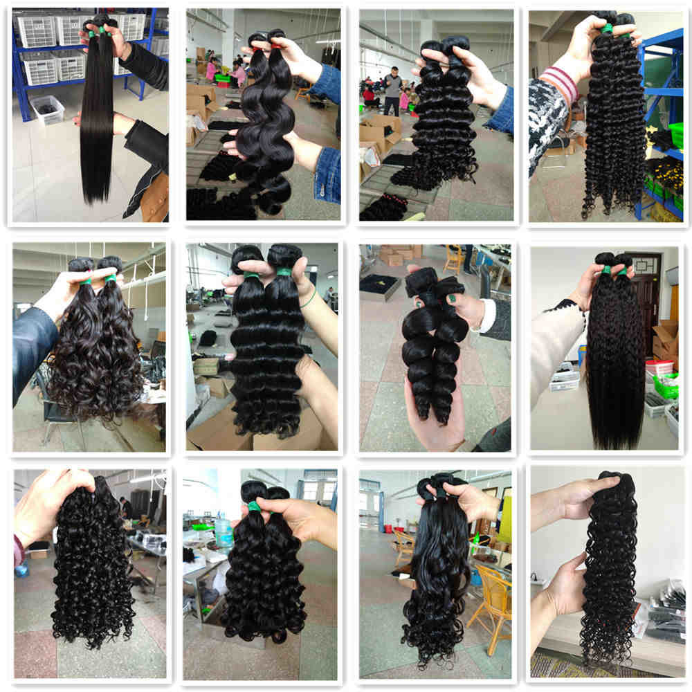 100 Human Hair Raw Brazilian Body Wave Bundles Double Weft Full Cuticle Aligned