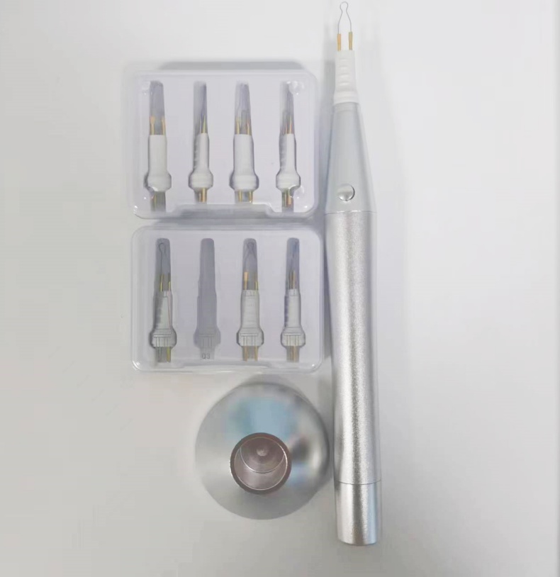 Metal Body Dental Endo Gutta Cutter With 8 Extra Tips Wireless Dental Gutta Cutter