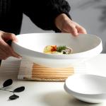 Creative Personality Porcelain Salad Plate OEM Accpetable