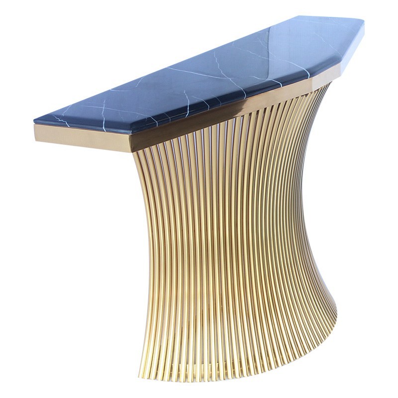 Unique Style Modern Stylish Console Tables Irregular Shape For Hotel / Living Room