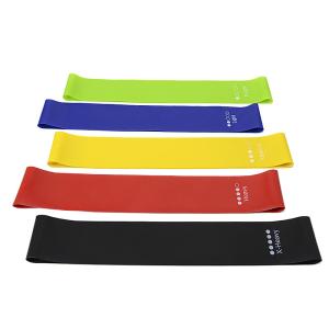 Quality ZH 3 PCS Body Buliding Natural Latex Resistance Bands Silicone Personalized wholesale
