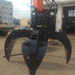 Hand-Wearing Orange Peel Grapple Hydraulic Scrap Steel Grab For Excavator