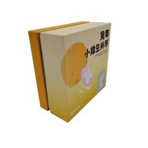 Quality Yellow Custom Rigid Boxes Packaging Environmental Friendly For Wireless Headphones wholesale