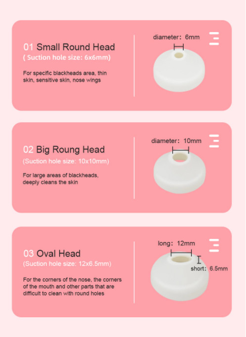 USB Charging Suction Nozzle Vacuum Blackhead Remover