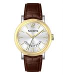 Water Resistant Stainless Steel Watches Fashion Casua Leather Band