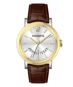 Quality Water Resistant Stainless Steel Watches Fashion Casua Leather Band wholesale