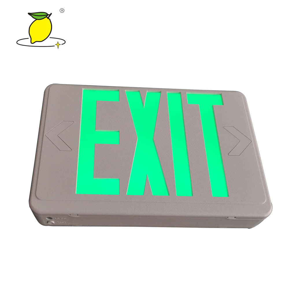 sign exit emergency rechargeable led light for home CE Certificated