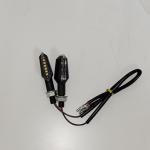 Motorcycle Universal Double Sides LED Indicators Black Plastic