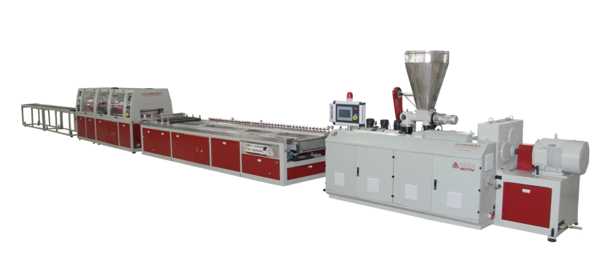 25000 KG Automatic WPC Kitchen Board Extrusion Line2 for Wide Door Production Needs