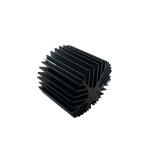 6063 Electrophoresis Aluminum Heat Sink Fins Screw Mount