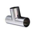 Industrial Short Tee Sanitary Pipes And Fittings 10 Bar DIN11852 DN10-200