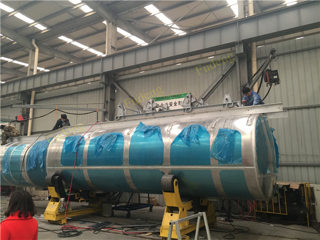 45 cbm FUWA axle petrol fuel tanker semi trailer aluminium alloy sale