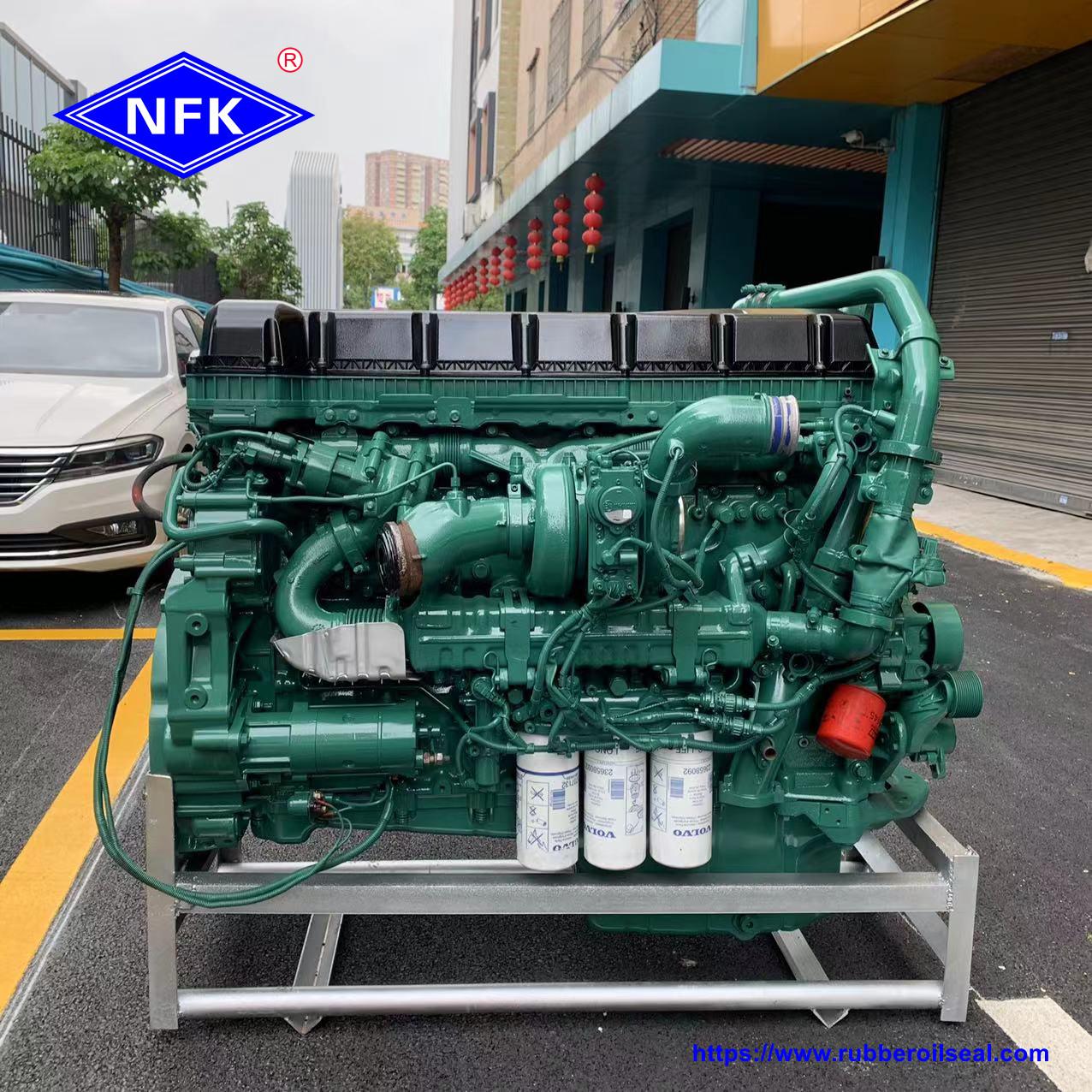 385KW D13 Diesel Engines Water Cooled For EC Excavator