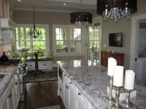 Quality Alaska White Granite Slab Countertops Exotic Brazilian Elegant Snowflake wholesale