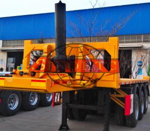Quality Skeletal / Flatbed Container Semi Trailer 3 Axle 20 FT Dump Semi Trailer wholesale