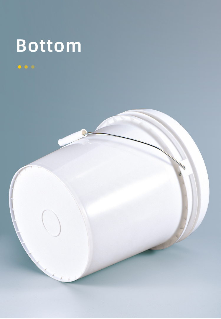 Eco-friendly Food Grade 1L Clear Plastic Bucket with Lid Support OEM/ODM
