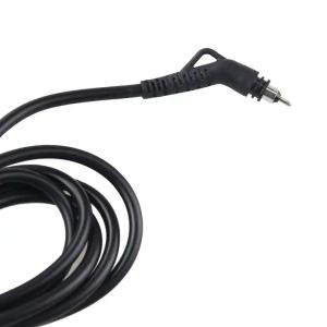 Quality 2 pin Korea KC plug swivel cord for hair straightener 360 degree swivel ac extension power cord leads hair straightener wholesale