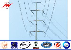 Quality Anti Corrosive Galvanized Street Lighting Pole With Gr50 Gr65 Material , BV Standard wholesale