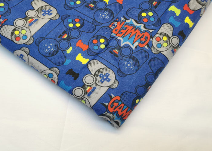 Width 43 Inch Cotton Flannel Cloth Double Sided Colorful Cycle Printed