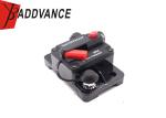 12V 200A Black Electrical Waterproof High Amp Manual Reset Dual Stud Circuit