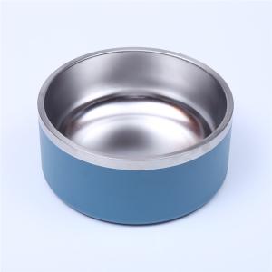 Quality Feeding 64oz Dog Travel Water Bowl Sus304 Rubber Dog Bowl wholesale