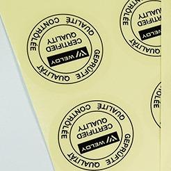 Quality Clear Vinyl Material Custom Adhesive Label Stickers Sheets Flexo Printing wholesale
