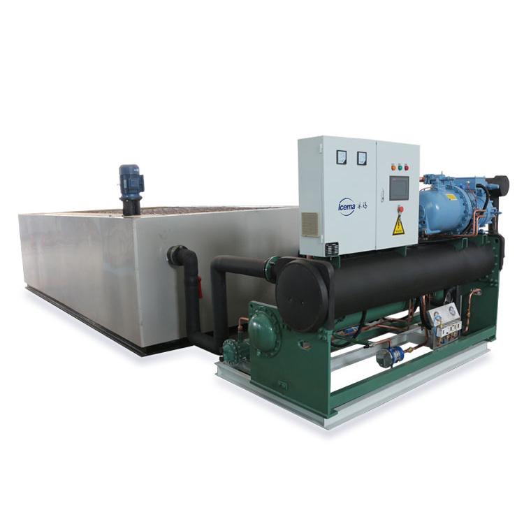 25T/24H Brine Refrigeration Block Ice Machine Industrial Salt Water