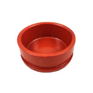 Quality Sewage 24&quot; Casing Ductile Iron Grooved End Cap Fittings wholesale