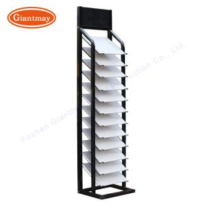 Quality Metal Ceramic Floor Stand Stone Boards Tile Display Rack wholesale