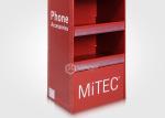 Ivory Board Cardboard Floor Displays 4 Shelves Durable For Promotional Kids