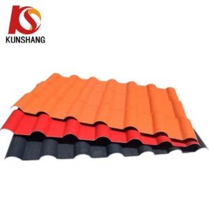 Quality Weather Resistance PVC Teja Precio Spanish Style ASA Roof Tile for Customizable and Durable Roofing wholesale