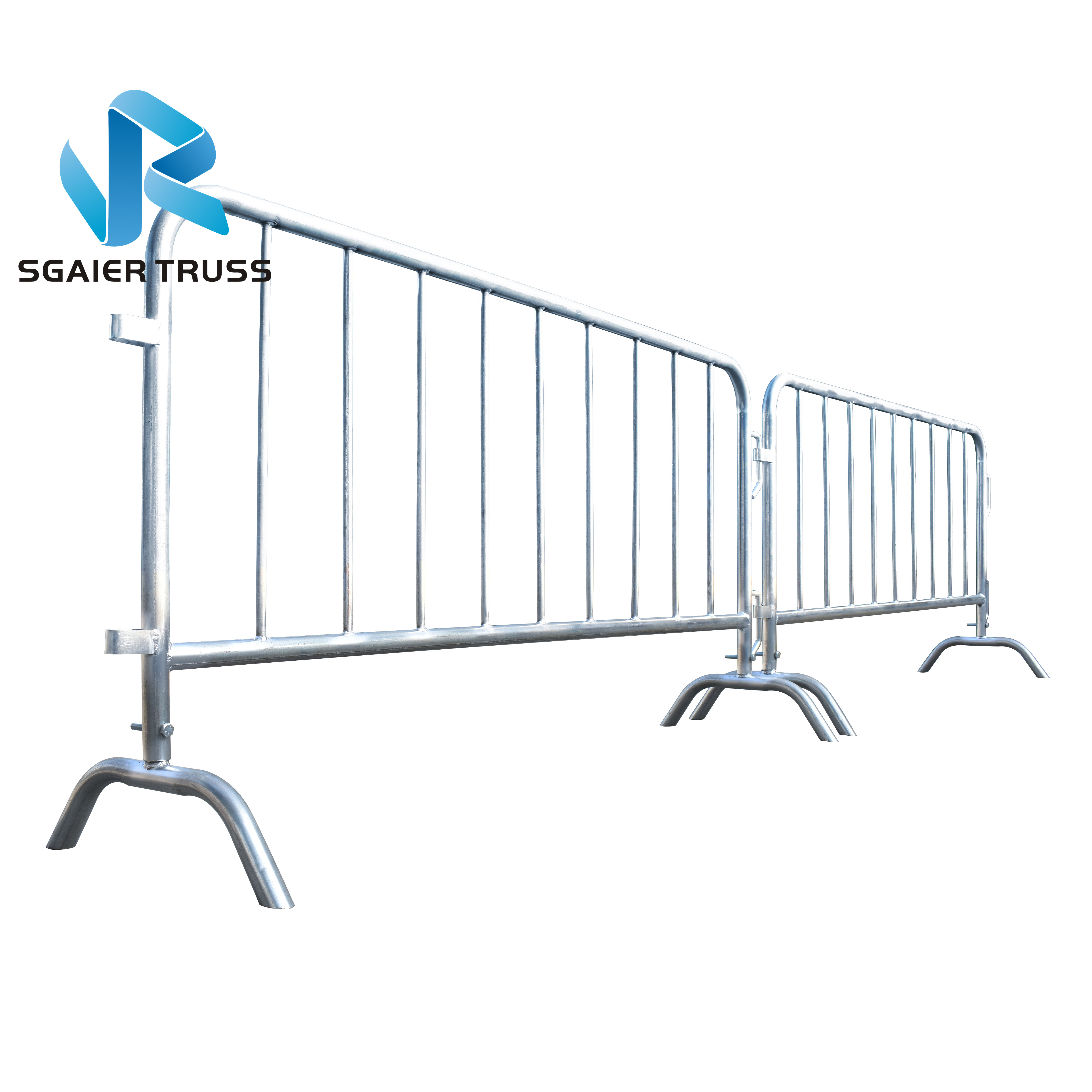 Steel Barricade Galvanized Crowd Control Barrier Temporary Fence