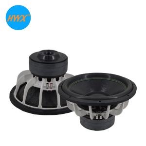 Quality 15 Inch Dual 2ohm 92dB 2500watt Competition Car Subwoofers wholesale